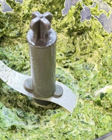 Creamed spinach in blender