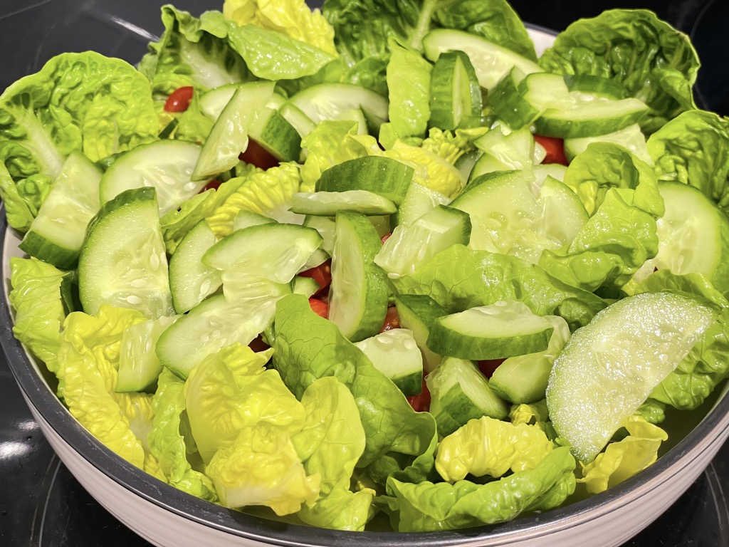 Bowl of mixed salad